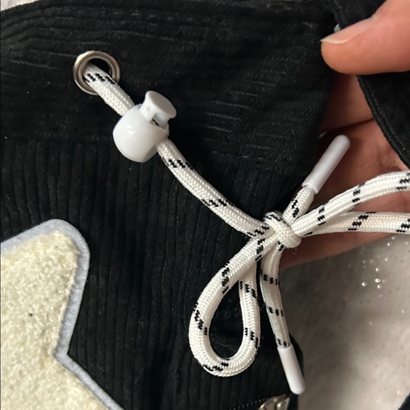 Black Corduroy with Star Accents Shoulder Bag - Unbranded - EUC - Picture 7 of 13